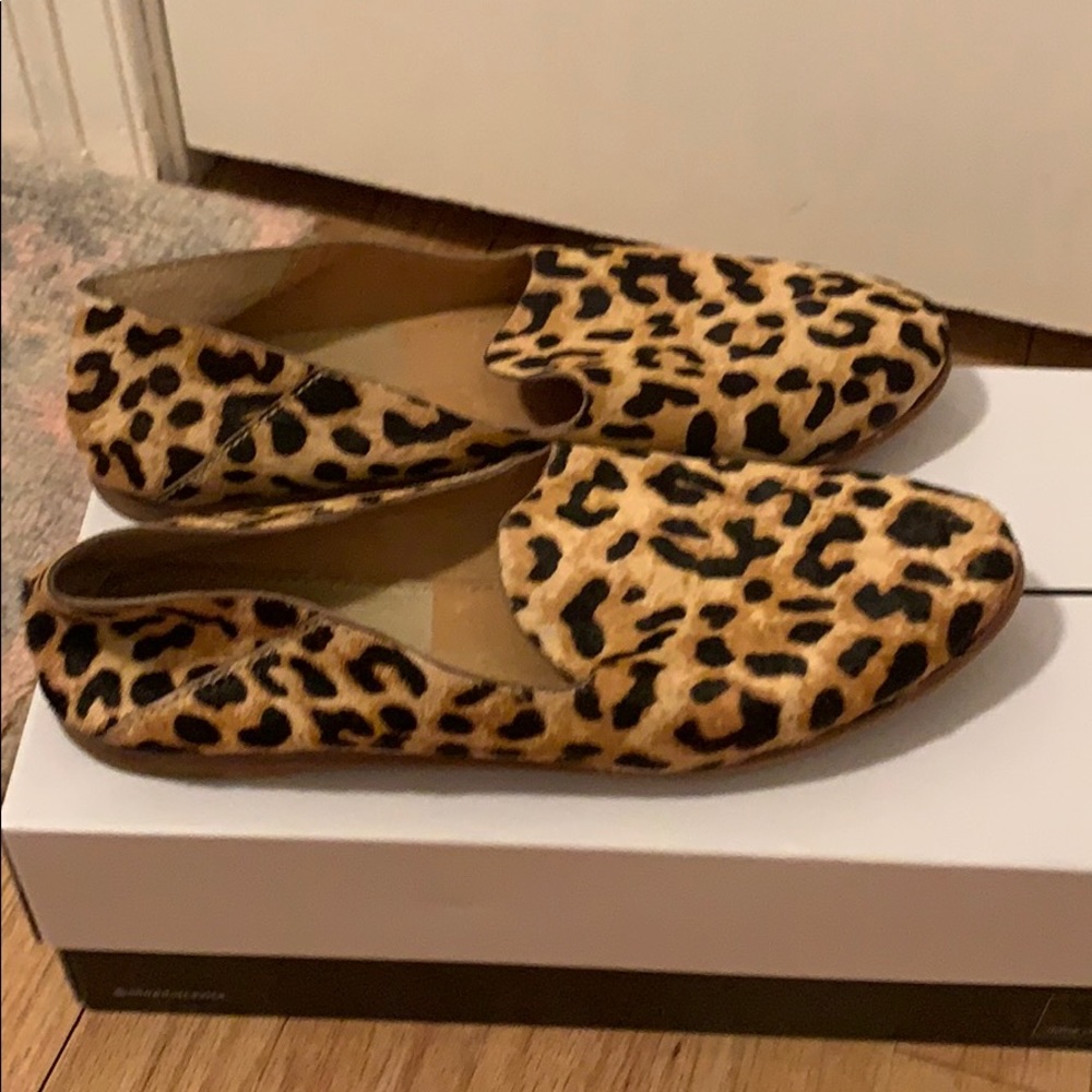 Dolce Vida animal Print smoking slippers